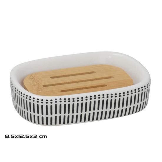 Изображение Soap dish, 12.3 x 8.3 x 2.7 cm, BATH&GO.