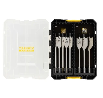 Изображение Spalvurbju komplekts koka urbšanai Stanley STA88556-XJ; 12-32 mm; 152 mm; 8 gab.