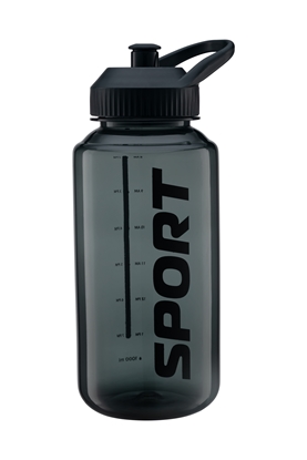 Изображение Sports Bottle, 1 L, 14049 B, Black, 9 x 9 x 23.5, GALICJA