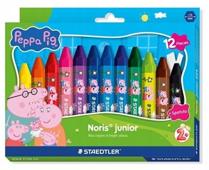 Picture of Staedtler STAEDTLER kredki woskowe NJ Peppa 12ST etui