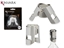 Изображение Stainless steel champagne bottle cork, 5.5×6×3.5 cm, 40155, Kinvara