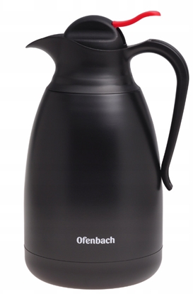 Picture of Stainless steel thermos 1.5 L, black, 101332, KAMILLE