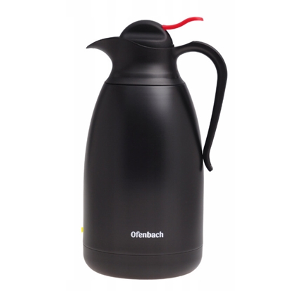 Picture of Stainless steel thermos 2.0 L, black, 101333, KAMILLE