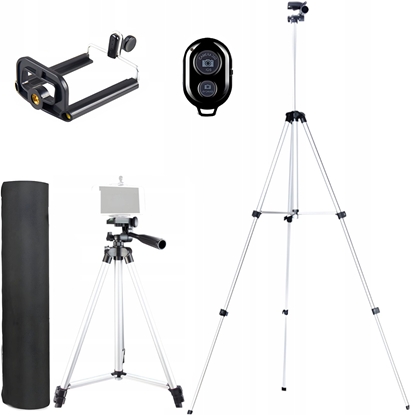 Picture of Statyw tripod skadany do telefonu gwint 1/4'' pilot BT 35-103 cm Statyw tripod skadany do telefonu gwint 1/4'' pilot BT 35-103 cm