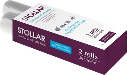 Picture of Stollar the VacuumFresh SAT65 Vacuum Sealer Rolls - 28cm x 6m, 2 pcs.