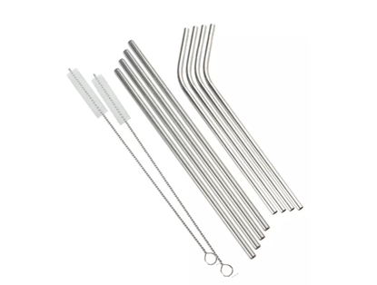Picture of Straw, steel tube, set of 6 pieces, KH 1357, Kinghoff