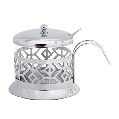Picture of Sugar bowl 200ml with spoon, 7007, Kamille