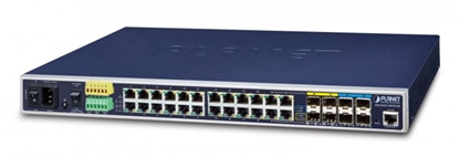 Изображение Switch Planet PLANET IGS-6325-20T4C4X switch zarzdzalny L3 Gigabit Ethernet (10/100/1000) 1U Niebieski