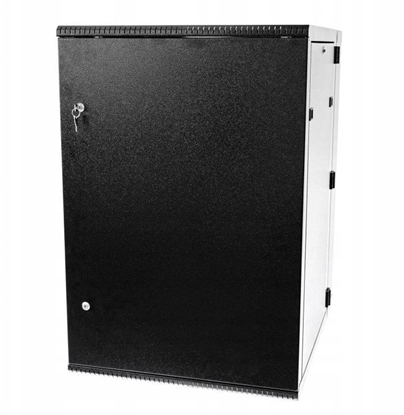 Изображение Szafa Sabaj Szafa wiszca RACK 19 cali 18U/600mm drzwi pene otwierane boki RAL 9005 BOCK-019-180-600-DP-C