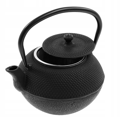 Picture of Teapot with strainer, 0,85l, black Kinghoff KH 3331