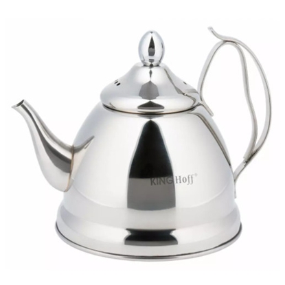 Picture of Teapot with strainer, 1l Kinghoff steel KH 3761