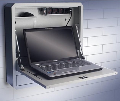 Attēls no Techly Szafa Wiszca Antykradzieowa do Laptopa, z pók i zamkiem (026845)