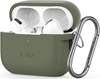 Picture of Tech-Protect TECH-PROTECT SILICONE HOOK APPLE AIRPODS PRO 1 / 2 OLIVE GREEN