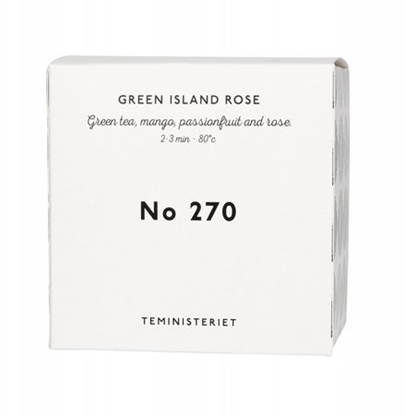Attēls no Teministeriet Teministeriet - herbata zielona sypana 270 Green Island Rose opakowanie uzupeniajce 100 g