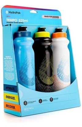 Attēls no HydraPak Tempo Bottle 3-Pack 525ml, Blue/White/Black