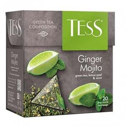 Attēls no TESS Ginger Mohito Zaļā tēja 20x1.8g