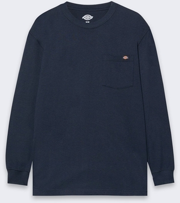 Picture of Texar Koszulka z Dugim Rkawem Dickies L/S Pocket Navy