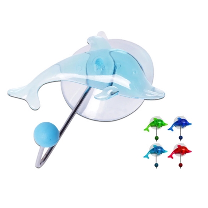 Attēls no The "Dolphin" bathroom towel rail with suction cup, 0133B, Besser