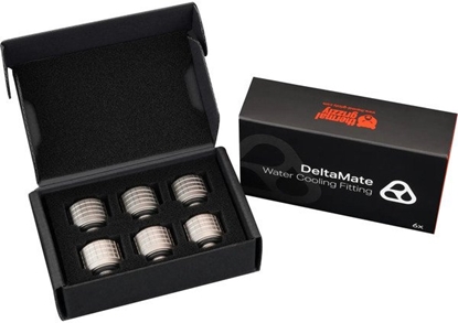 Picture of Thermal Grizzly DeltaMate Fitting - ST16 Matt Nickel (6-Pack)