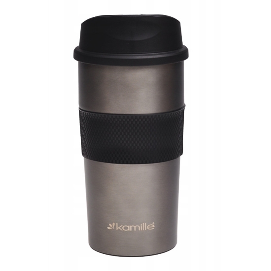Picture of Thermal mug 480 ml (dark gray), 2150A, KAMILLE
