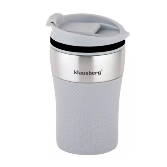 Изображение Thermal mug, grey, 280ml Klausberg, KB 7622