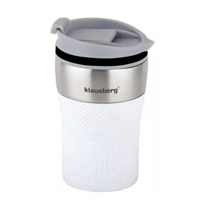 Изображение Thermal mug, white, 280ml Klausberg, KB 7623