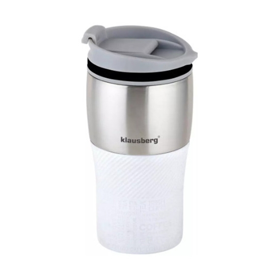 Изображение Thermal mug, white, 320ml Klausberg, KB 7627
