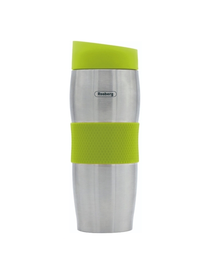 Изображение Thermo mug Rosberg R52011C, 0.380L Double walls, S/s/green