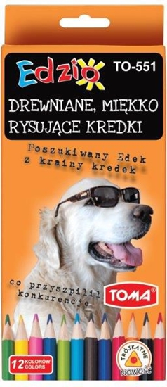Изображение Toma Kredki trójktne Edzio (TO-551 83)
