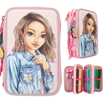 Picture of TOPModel - Triple Pencil Case Capybara - Rose (4010070694968)