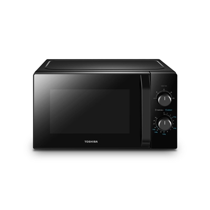 Picture of Toshiba MW2 MM20PBK microwave oven, 20 L, with mechanical control, 800 W power