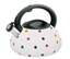 Изображение Traditional 3 l kettle, white with dots, Klausberg, KB 7074