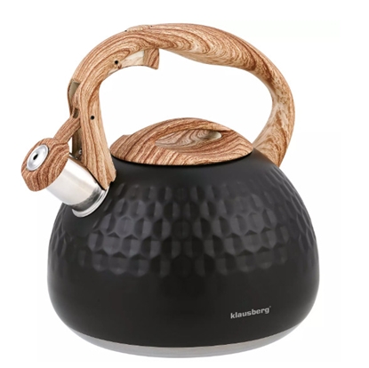 Attēls no Traditional kettle 2.8 l, black, Klausberg, KB 7562