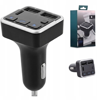 Picture of Transmiter FM TnB Fm 1224 V Bluetooth adowarka Usb Zestaw Gonomówicy Samochód / Fmct07v2