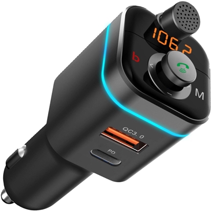 Picture of Transmiter FM z adowark MP3 USB SD Bluetooth LCD RETOO