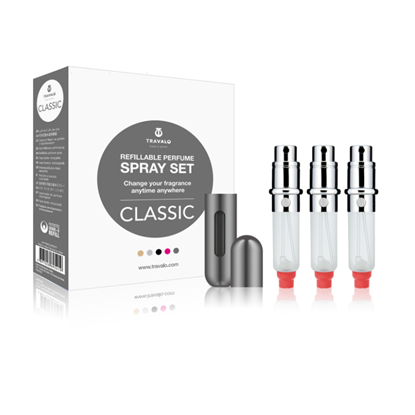 Attēls no Travalo Classic SET U 3 x 5 ml Titanium