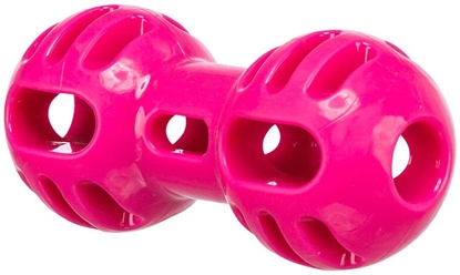 Attēls no Trixie Soft & Strong hantel, zabawka, dla psa, róowa, TPR, 14,5 cm