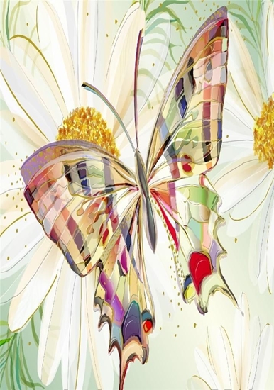 Picture of Turnowsky Karnet B6 + koperta Motyl kwiaty