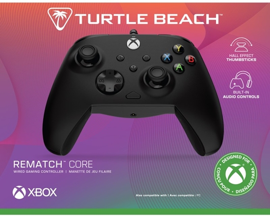 Picture of Turtle Beach wired controller Rematch Core Xbox  black 840454402728 (Nedaudz boj. iepak.)