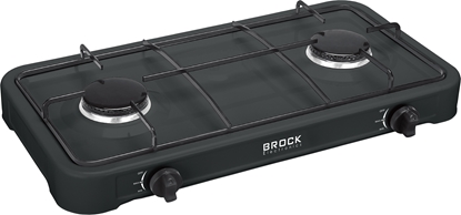 Picture of Two-ring gas hob, black BROCK GS 2002 BK