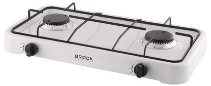 Picture of Two-ring gas hob, white BROCK GS 002 W