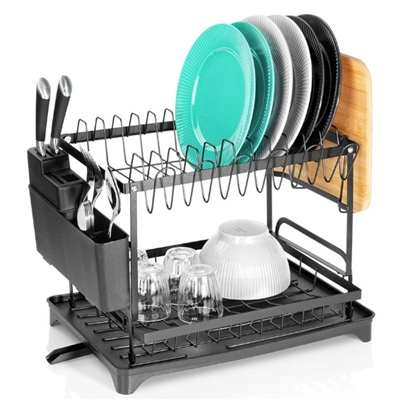 Picture of Two-tier Dish dryer Rack, 42 x 29 x 36.5 cm, 229298, VILDE