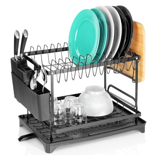 Picture of Two-tier Dish dryer Rack, 42 x 29 x 36.5 cm, 229298, VILDE