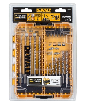 Изображение Urbju un skrūvgriežu uzgaļu komplekts DeWalt DT70754-QZ; 19 gab.