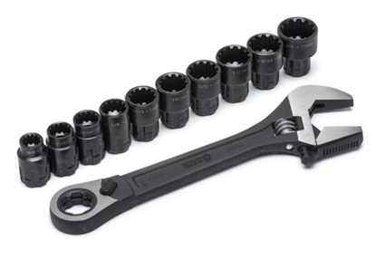 Изображение Uzgriežņa galviņu komplekts Sata ST09000; 10-19 mm; 11 gab.