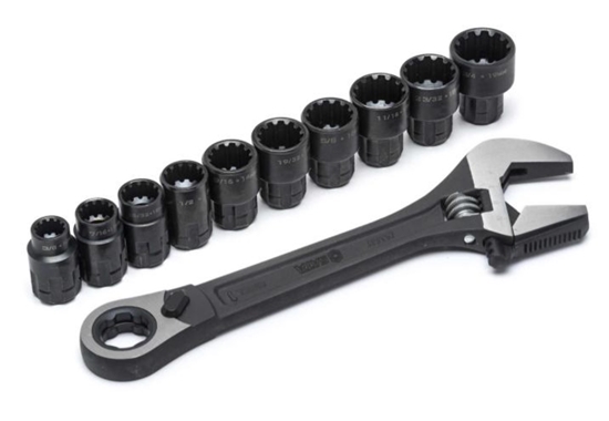 Изображение Uzgriežņa galviņu komplekts Sata ST09000; 10-19 mm; 11 gab.