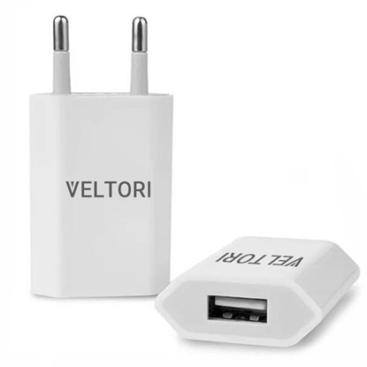 Attēls no VELTORI POWER ON USB Smartwatch Charger 5V 1A VTL1 / white