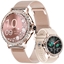 Attēls no VELTORI Smartwatch VT320-1 with Gold Bracelet + Pink Silicone Strap / gold