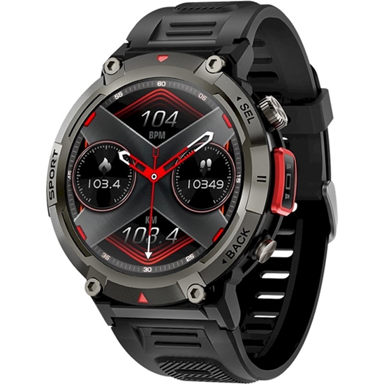 Picture of VELTORI VT140-1 Smartwatch Silicone Strap / black