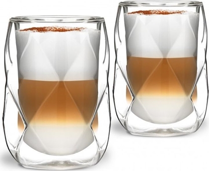 Picture of Vialli Design Komplet 2 szklanek z podwójn ciank 350ml Geo